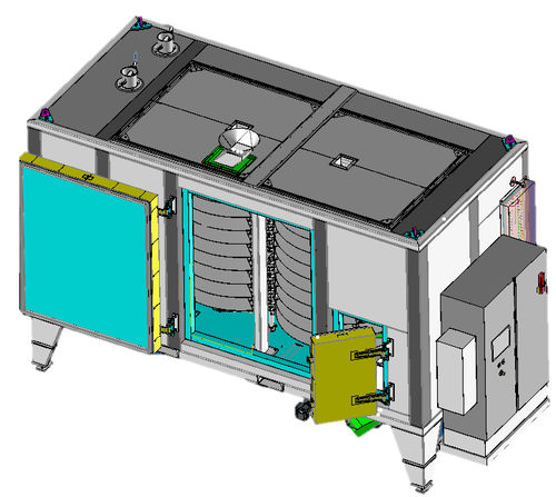 Four tournant - ELMETHERM - de traitement thermique / électrique / à convection forcée