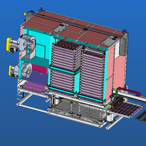 Four vertical - 6 m x 3 m x 5 m - ELMETHERM - à plateaux / thermique / à résistances électriques