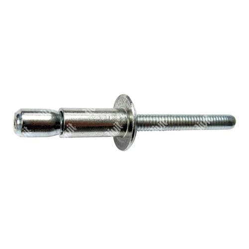 Rivet aveugle - KFFT - RIVIT - à tête bombée / en acier / structurel