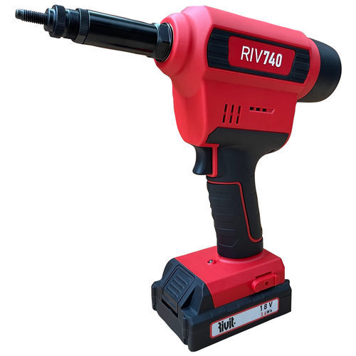 Riveteuse brushless - RIV740 - RIVIT - sur batterie / pour inserts filetés / en coffret