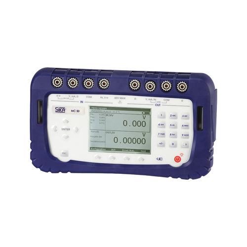 Calibrateur de température - MC 50.2  - SIKA - multifonction / de signal / pour thermocouple