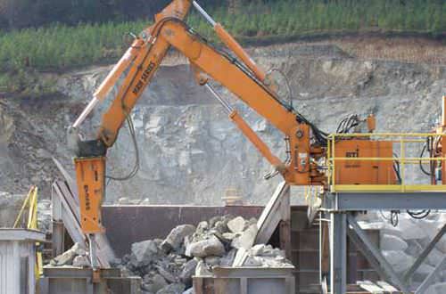 Brise-roche sur flêche - max. 9 660 kg | MRH series - Breaker Technology, LTD.