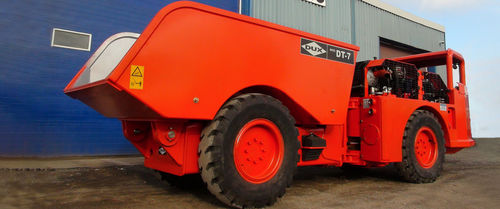 Tombereau articulé - DT-7 - DUX MACHINERY CORPORATION - électrique / pour mine souterraine