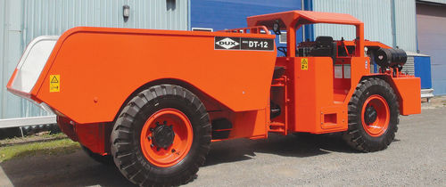 Tombereau articulé - DT-1 series - DUX MACHINERY CORPORATION - diesel / électrique / pour mine souterraine