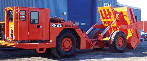 Tombereau articulé - TD-26 - DUX MACHINERY CORPORATION - électrique / pour mine souterraine / télescopique