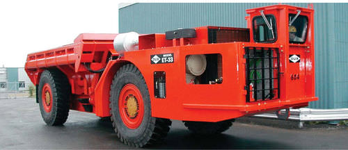 Tombereau articulé - ET-33 - DUX MACHINERY CORPORATION - électrique / pour mine souterraine / télescopique
