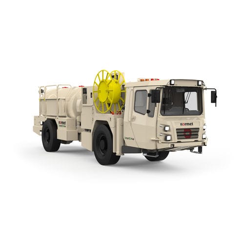 Camion malaxeur pour le béton - UTIMEC MF 500 TRANSMIXER SD - Normet - électrique
