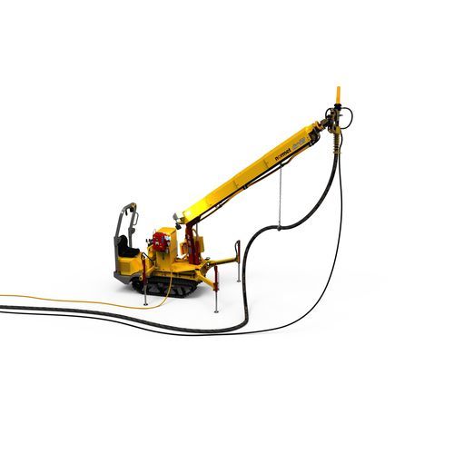 Machine à projeter béton - ALIVA 503.3 - Normet - hydraulique / sur bras articulé