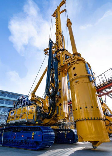 Foreuse multifonction - BG 45 BS 95 - BAUER Maschinen GmbH - rotative / pour chantier de construction