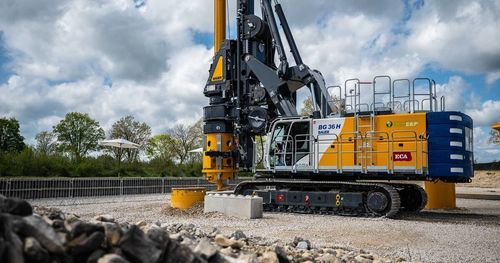 Foreuse géotechnique - BG 36 H BS 95 - BAUER Maschinen GmbH - de stabilisation / multifonction / de pieux de fondation