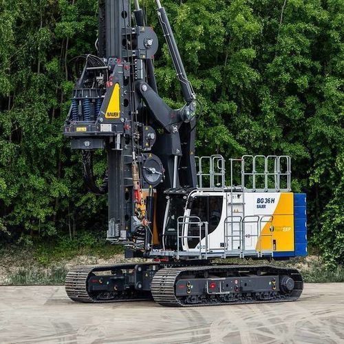 Foreuse géotechnique - BG 36 H BT 85 - BAUER Maschinen GmbH - de stabilisation / de pieux de fondation / multifonction