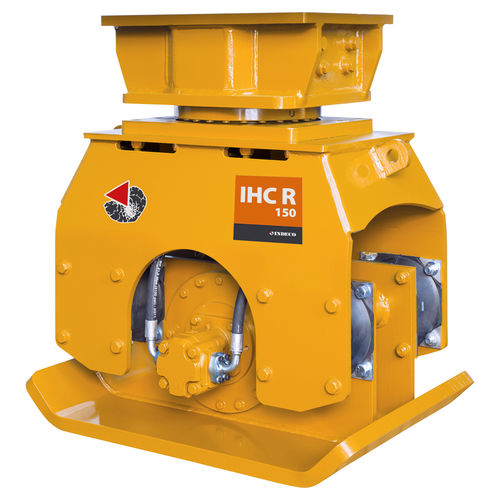 Plaque vibrante rotatif - IHC R 150 - INDECO - pour excavatrice / de compactage