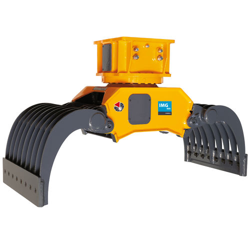 Pince de tri hydraulique - IMG 400 - INDECO - de chantiers / pour l'industrie du recyclage