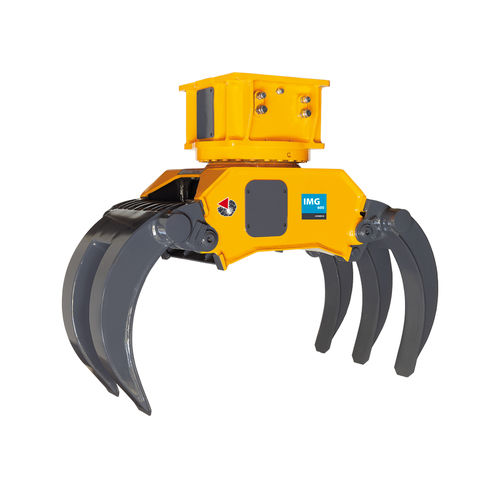 Grappin de regroupement - IMG 600 - INDECO - hydraulique / rotatif / pour excavatrice