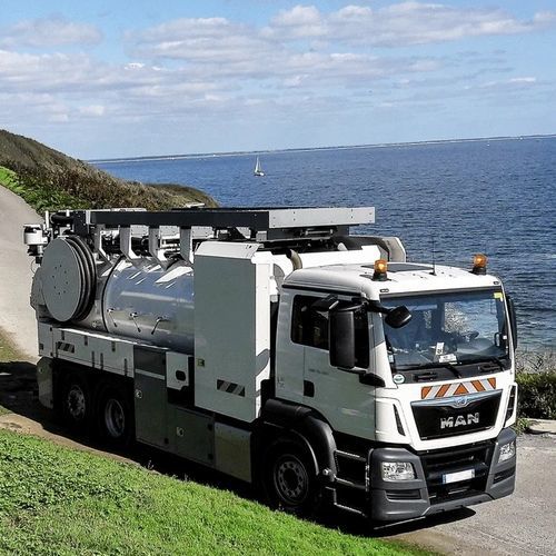 Camion hydrocureur - Europa - RIVARD - pour la maintenance