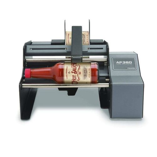 Applicateur d'étiquettes semi-automatique - AP360 - Primera Technology - pour bouteilles / de canettes / pour tubes