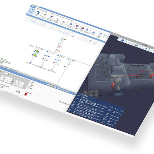 Logiciel de calcul électrique - elec calc™ BIM - TRACE SOFTWARE INTERNATIONAL - de conception électrique / BIM / de dimensionnement