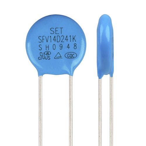 Varistance métal oxyde - SFV14D series - Xiamen SET electronics Co.,Ltd - MOV