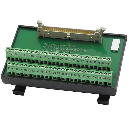 Module de transfert de données pour câble en nappe - USV-F-50 - KALEJA GmbH - avec bornier à vis / à montage sur rail DIN