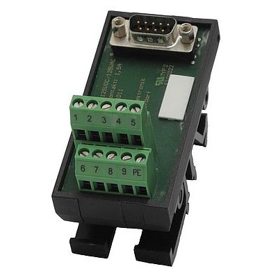 Module de transfert de données pour connecteur Sub-D - USV-S-9-S  - KALEJA GmbH - avec bornier à vis / à montage sur rail DIN