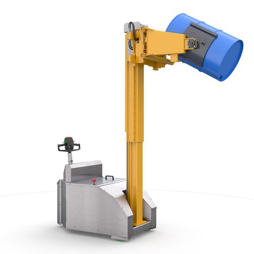 Gerbeur retourneur de fût - BS106 DVI - VEAB - électrique / hydraulique / accompagnant