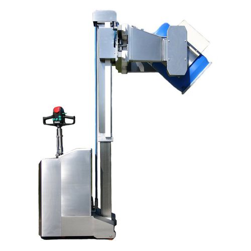Gerbeur retourneur de fût - BS120 ET rid DVI - VEAB - électrique / hydraulique / à conducteur accompagnant
