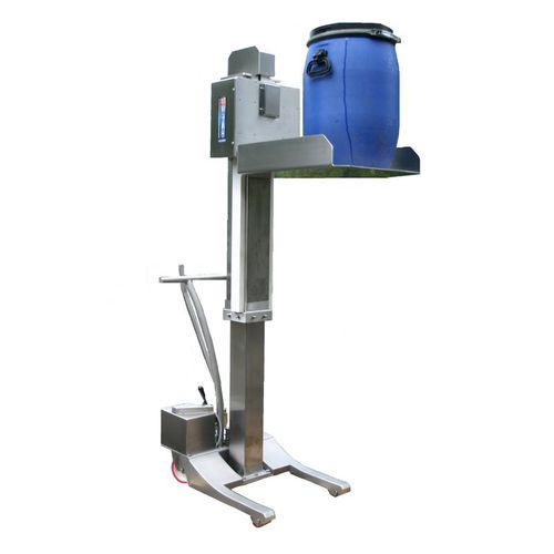 Lève-fût manuel - BS120 Pianale - VEAB - à colonnes / à plate-forme / en acier inoxydable