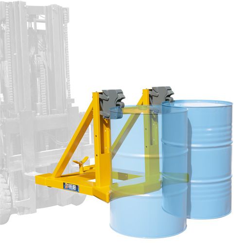 Pince de manutention pour fûts - BS85 HQ BI - VEAB - pour chariot élévateur