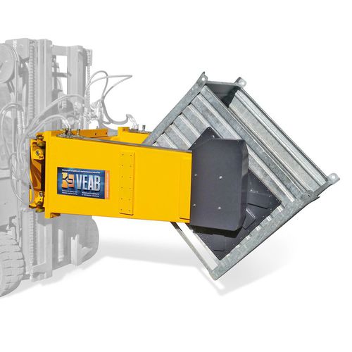 Basculeur hydraulique - BS89 DVIC - VEAB - de caisses / pour chariot élévateur / ATEX