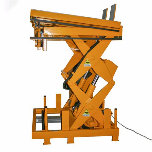Table élévatrice à doubles ciseaux - BS130 I - VEAB - électrique / stationnaire / basculante