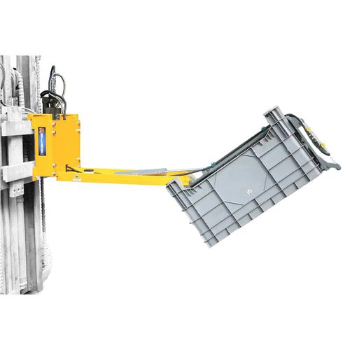 Basculeur hydraulique -  BS121 F - VEAB - de caisses / pour chariot élévateur / élévateur