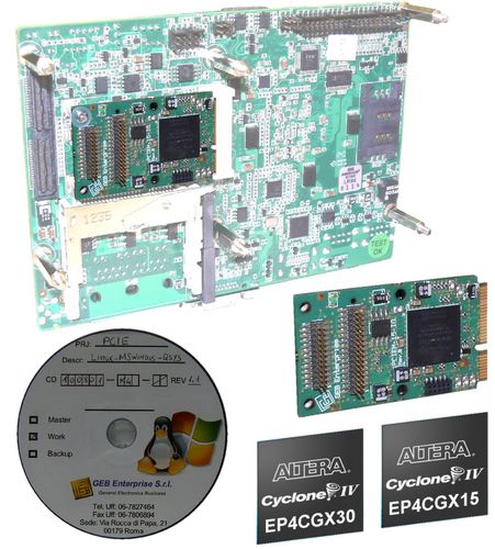 Carte convertisseur PCIe - GEB Enterprise - E/S / FPGA