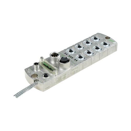 Module d'E/S analogique - 0240008001 - METAL WORK - PROFIBUS-DP / à 8 E/S / durci
