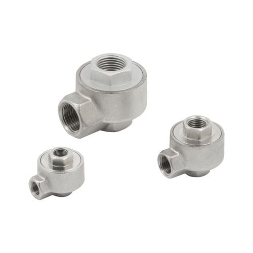 Vanne à commande pneumatique - VSR  - METAL WORK - en laiton nickelé / d'échappement rapide / compacte