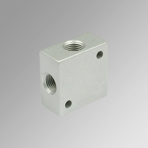 Manifold 4 voies - W05011 series - METAL WORK - en aluminium / fileté / de répartition