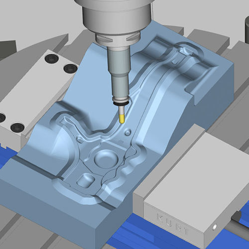 Logiciel de programmation - SolidMill FreeForm™ - ESPRIT by DP Technology - configuration / de FAO / pour usinage 3 axes