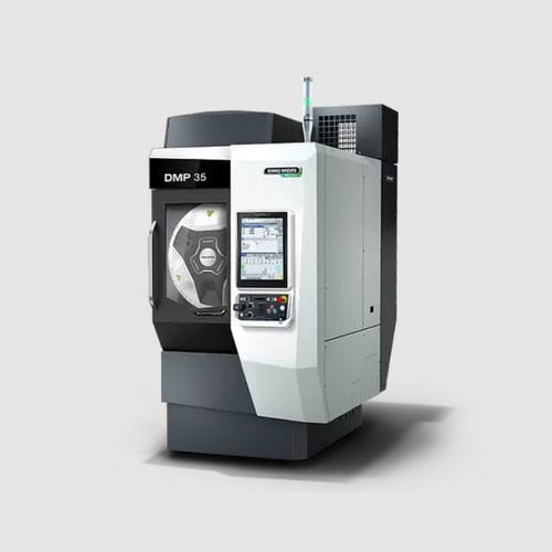 Centre d'usinage 3 axes - DMP 35 - DMG MORI - vertical / pour l'aérospatiale / pour applications médicales