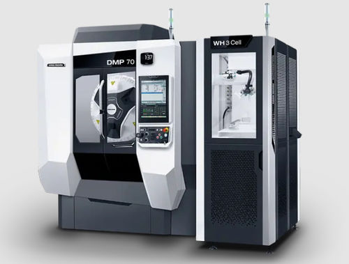 Cellule robotisée de manutention - WH 3 Cell - DMG MORI - pour centre de tournage / compact