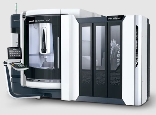 Système de palettisation de manutention - PH Wheel - DMG MORI - pour pièces à usiner / compact