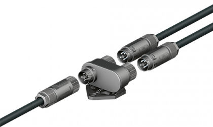 Connecteur RF - RST® MINI - WIELAND ELECTRIC - DIN / rond / 4 pôles