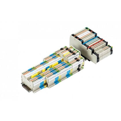 Bloc de jonction sur rail-DIN - fasis WTP - WIELAND ELECTRIC - push-in / compact