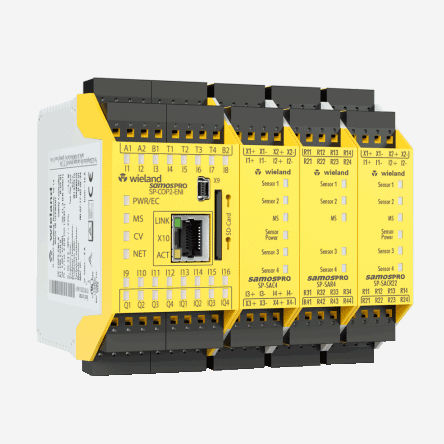Module relais de sécurité - SAMOS® PRO series - WIELAND ELECTRIC - à montage sur rail DIN