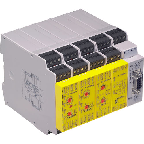Relais de sécurité sur rail DIN - WIELAND ELECTRIC - compact
