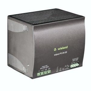 Alimentation électrique sur rail DIN - wipos - WIELAND ELECTRIC - AC/DC / à sortie simple / à découpage