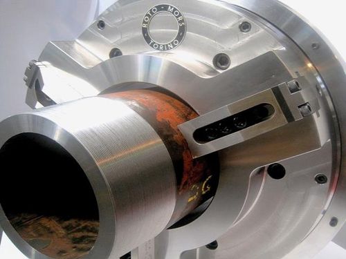 Mandrin automatique - MC-PN - ROTOMORS - 3 mors / avec passage au centre / pneumatique