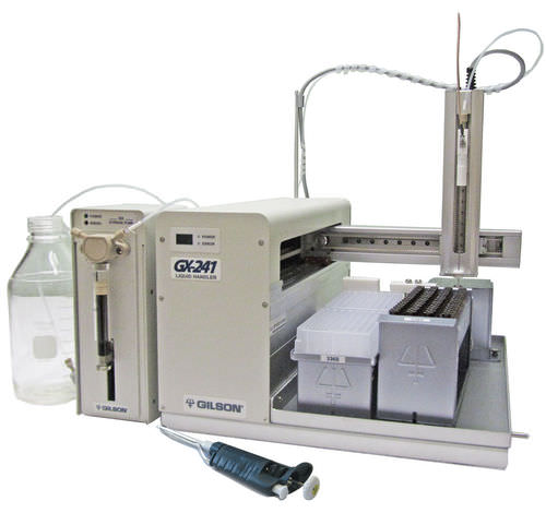 Station de manipulation de liquides de laboratoire - 1 µl - 5 ml | GX-241 - Gilson international