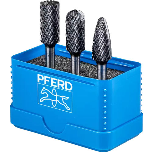 Fraise monobloc - ALLROUND HC-FEP - PFERD - lime / d'ébavurage / au carbure de tungstène