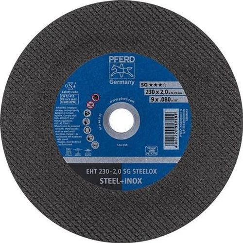 Disque à tronçonner pour tôle - EHT 230-2,0 SG STEELOX - PFERD - pour acier / pour acier inoxydable / fin
