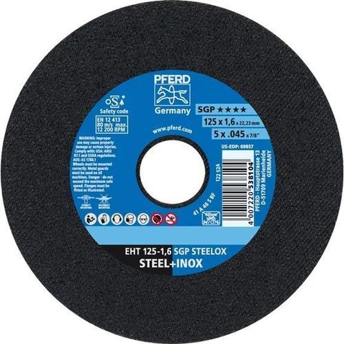 Disque à tronçonner pour acier inoxydable - SGP STEELOX - PFERD - fin / pour meuleuse d'angle