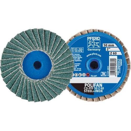 Disque à lamelle pour acier inoxydable - CD PFF 50 Z 60 - PFERD - en oxyde de zirconium / de finition